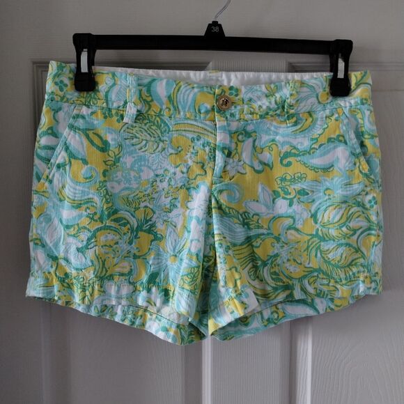 Lilly Pulitzer Pants - Lilly Pulitzer Callahan Floral Print Shorts NWOT Size 6